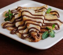 Блин с нутеллой