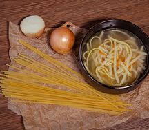 Куриный суп с лапшой