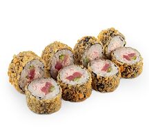 Горячий ролл Снежный Краб с Тунцом темпура