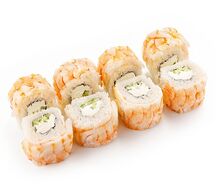 Ролл Креветка с ананасом и гамадари биг