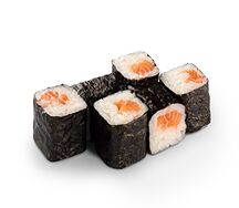 Мини с лососем