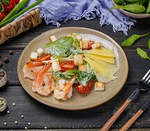 Цезарь с креветками