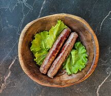 Колбаски из мраморной говядины