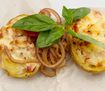 Картофель фаршированный