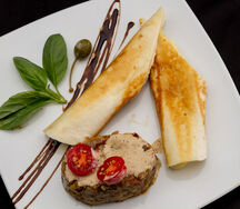 Соте из печеных овощей