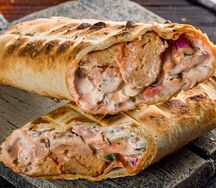 Люля-кебаб из курицы в лаваше