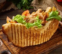 Chicken Shawarma in the ciabatta