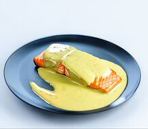 Семга в сливочном соусе