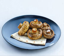 Шампиньоны на мангале