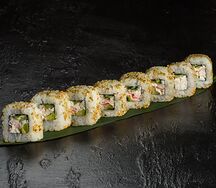 Ролл Калифорния с кунжутом