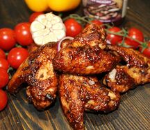 Крылья куриные на мангале
