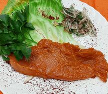 Стейки из индейки в маринаде