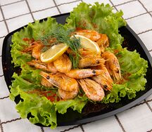 Креветки жареные