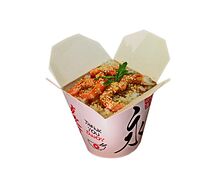 Рис с морепродуктами в соусе терияки