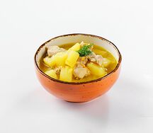 Картофельный суп с мясом цыпленка