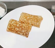 Блины с творогом