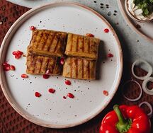 Блины с ветчиной и сыром