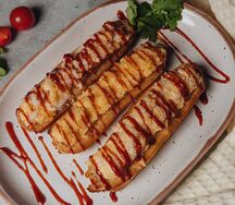 Брускетта с сыром