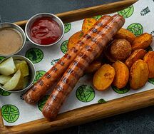 Колбаски из мраморной говядины