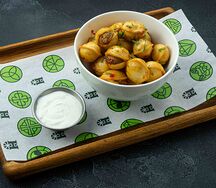 Жареные пельмени