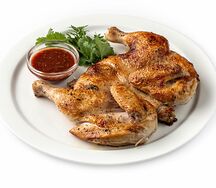 Курица табака на мангале