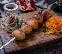 Картошка на мангале