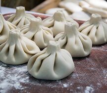 Хинкали из отборной говядины и свинины