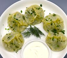 Манты с говядиной