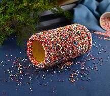 Трдельник с цветной карамелью