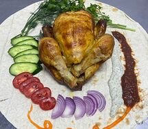 Курица гриль в лаваше