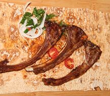 Шашлык из бараньей корейки