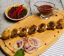 Шампиньоны на гриле