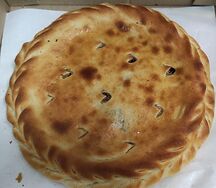 Пирог с картофелем и грибами