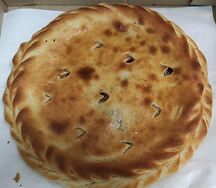 Пирог с говядиной и грибами