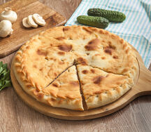 Пирог с курицей и грибами