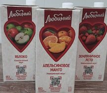 Сок Любимый Земляничное лето