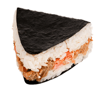 Онигири с лососем терияки