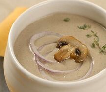 Крем-суп из белых грибов и шампиньонов