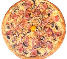 Пицца карбонара