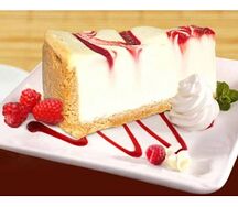 Чизкейк нью-йорк с малиной