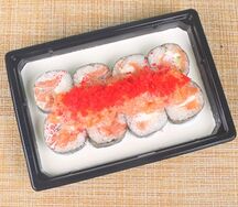 Сливочный ролл с лососем 8 шт