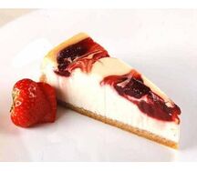 Чизкейк нью-йорк с клубникой