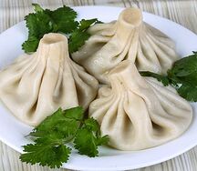 Хинкали с бараниной