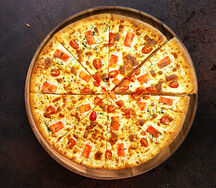 Пицца Морская большая