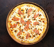 Пицца Ветчина и грибы маленькая