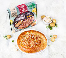 Слоеный пирог с картофелем