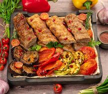 Ассорти из люля с овощами Lite