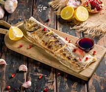 Сибас на углях