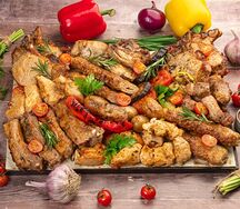 Ассорти из шашлыков Свинина с курицей