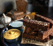 Гренки чесночные